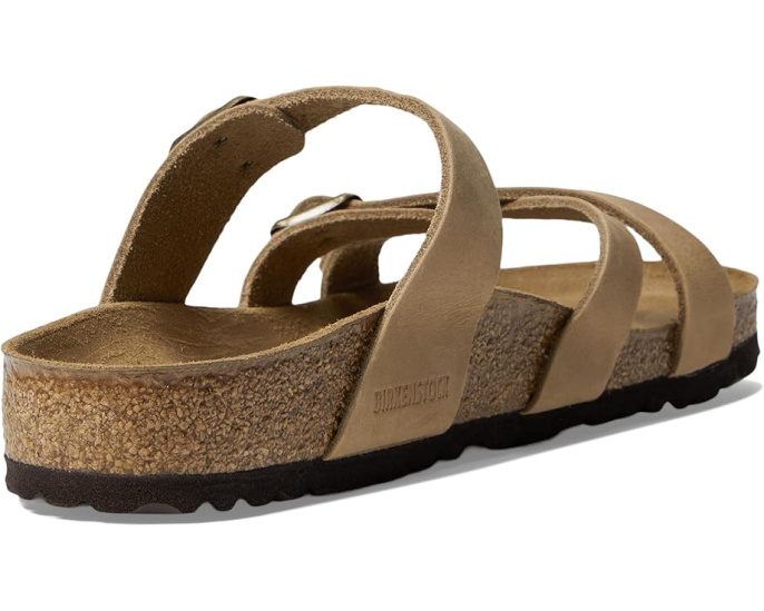 Сандалии Franca Oiled Leather на кожаной подошве Birkenstock