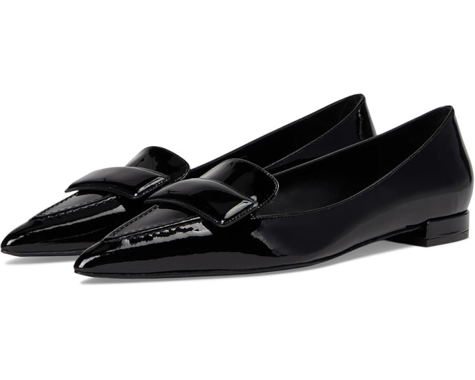 Stuart Weitzman Sovinnie Flat балетки с острым носком и объемным верхом