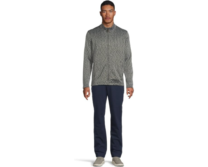 Куртка Johnston & Murphy Space Dye Full Zip на молнии с воротником стойкой