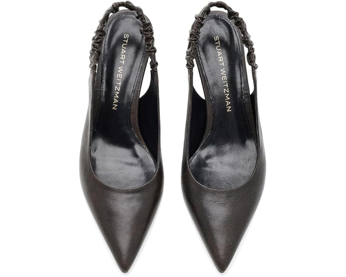 Босоножки Stuart Weitzman Stuart Ruche Slingbacks на каблуке