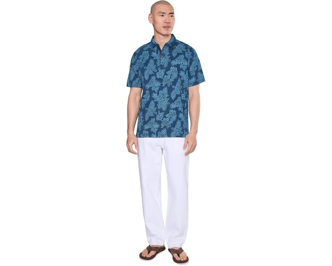 Пижамная рубашка Tommy Bahama Azul Hibiscus с цветочным принтом