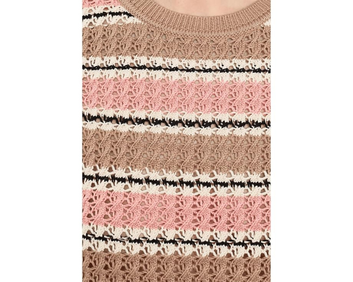 Varley топ Deeley Stripe Stitch Tank с горизонтальной полоской
