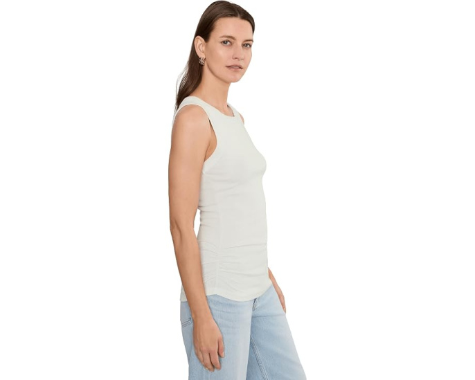 Топ Halley Ruched Side Tank Michael Stars с драпировкой по бокам