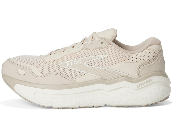 Кроссовки Brooks Ghost Max SE (Suede) с верхом из замши и сетки и текстильной подкладкой