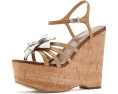 Босоножки MICHAEL Michael Kors Jacie Wedge на танкетке с цветком и ремешком