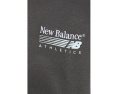 Флисовая кофта Trackside Fleece Crew New Balance черный оверсайз