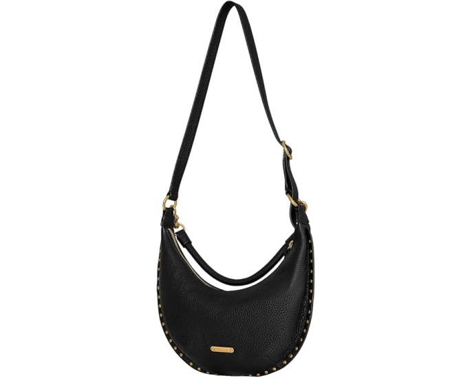 Маленькая сумка Rebecca Minkoff Darren Sm Crescent через плечо с регулируемым ремнем