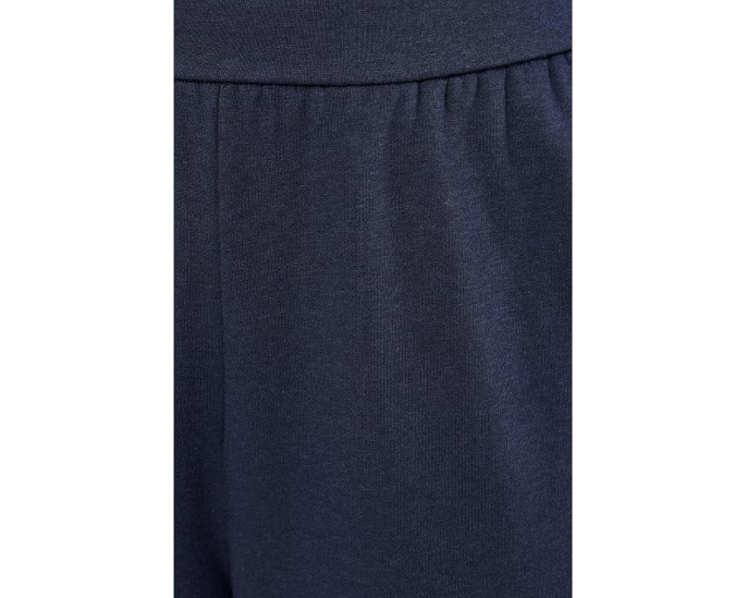 Cozy Brushed Terry Hug Slouch Ankle Pants