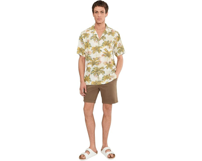 Tommy Bahama Рубашка Coastal Ease Palm Voyage с принтом пальм