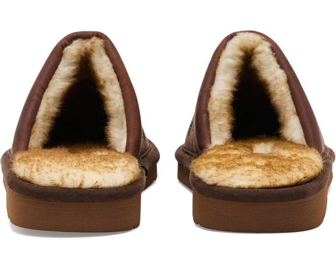 Тапочки Silversmith Exotic с квадратным носком и меховой отделкой Ariat