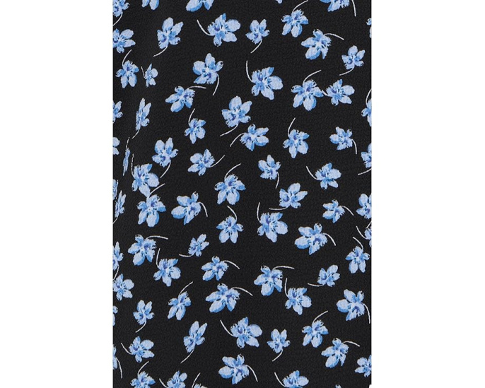 Блузка CeCe Elbow Sleeve Split-Neck с цветочным принтом