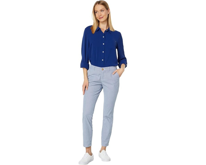 Брюки Tommy Hilfiger Hampton Chino Stripe в полоску