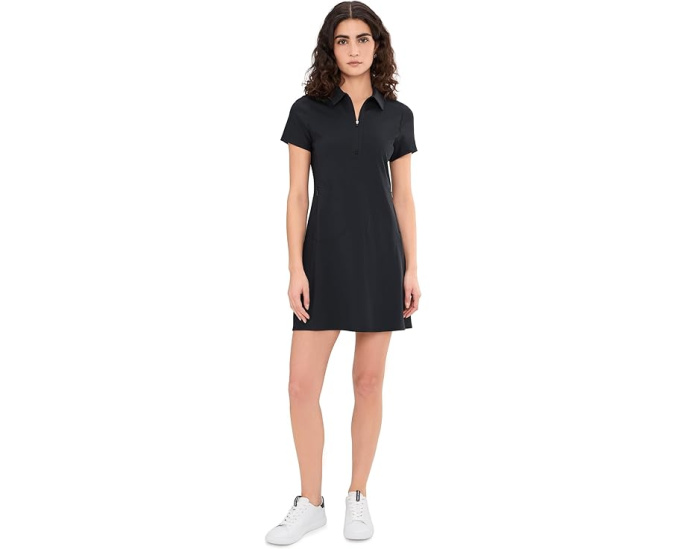 Tommy Bahama Abby Rib Short Sleeve Zip Polo Dress платье-поло