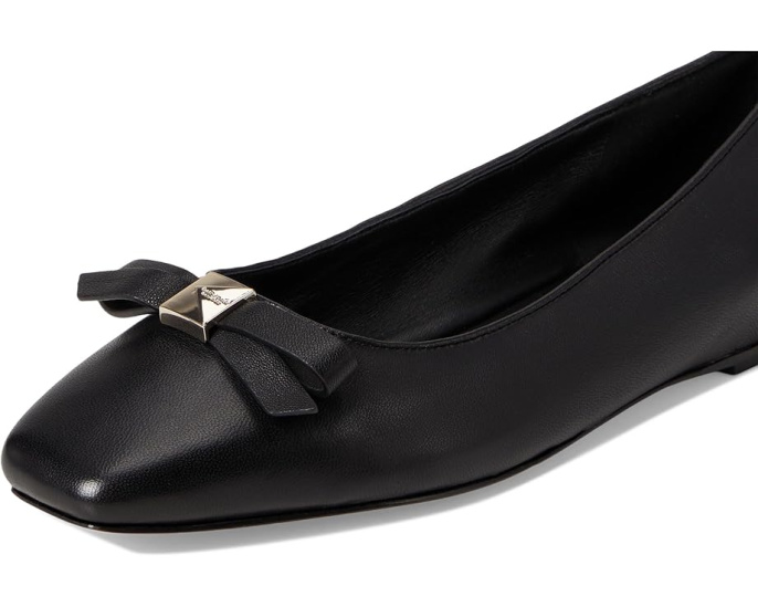 Балетки Kate Spade New York Deco Bow из гладкой кожи с бантом