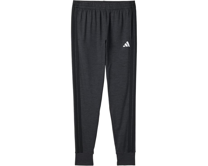 Детские джоггеры adidas Kids 3-Stripe Melange с резинками на щиколотках