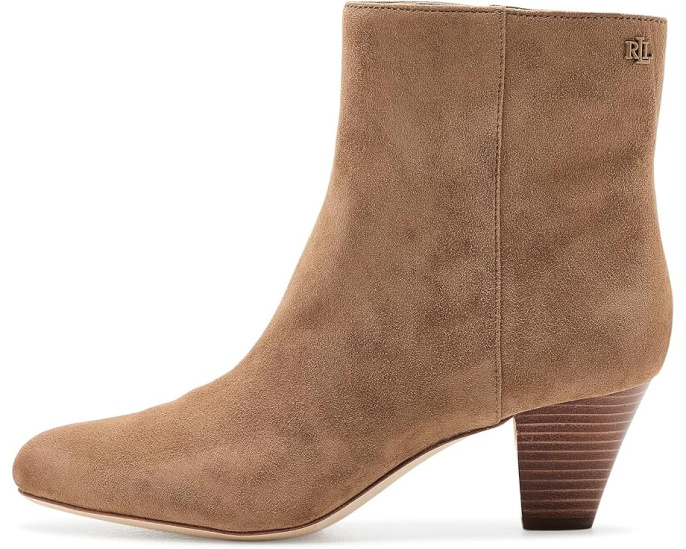 Emersyn Suede Bootie Heels