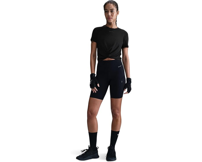Топ Nike One Classic Twist Dri-FIT с коротким рукавом