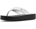 Кожаные шлепанцы Leather Platform Flip Flop от Tory Burch на платформе