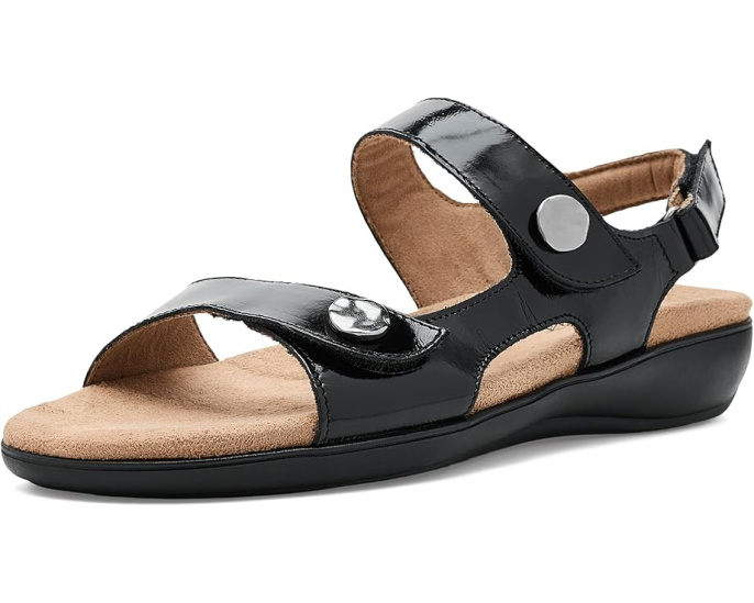 Сандалии Romi Metallic от Trotters на липучках с декором