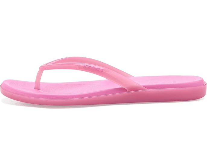 Crocs шлепанцы Miami на танкетке с минималистичными ремешками