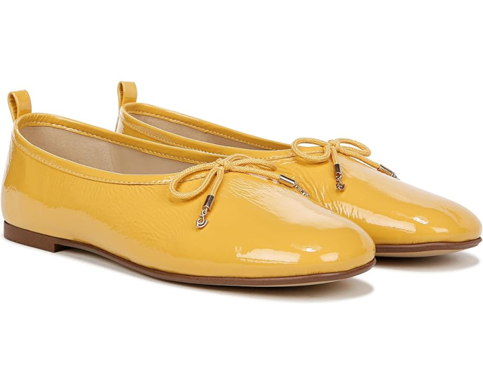 Балетки Sam Edelman Ari с бантом из логотипа и круглым носком