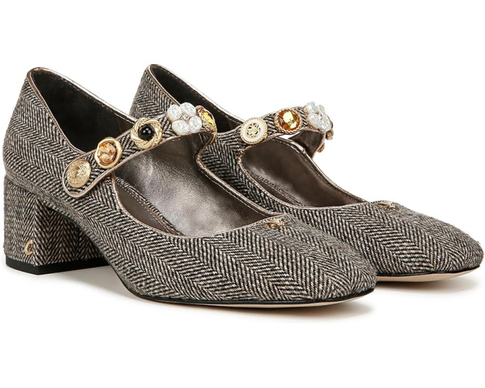 Туфли Circus NY by Sam Edelman Elaine с квадратным носком и ретро-пуговицами