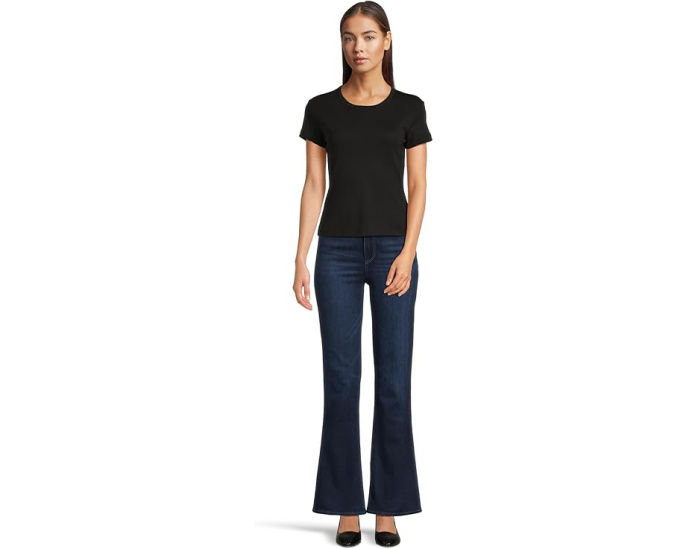 Джинсы Paige Hr Laurel Canyon 32" With Reversed Seamed Beltloops In Waterloo