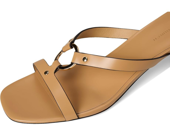 Босоножки Tory Burch Ring Heel 55 мм с квадратным носком и кольцом