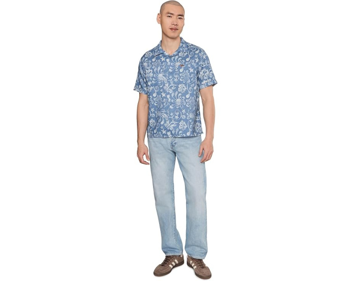 Рубашка RVCA Alvarez Aloha Short Sleeve с цветочным принтом и карманами