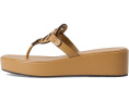 Сандалии Tory Burch Miller Wedge 25 mm с искусственной кожей и стелькой