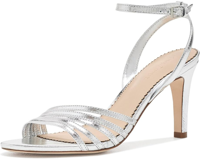 Cinq à Sept сандалии Jackie Metallic Strappy на каблуке
