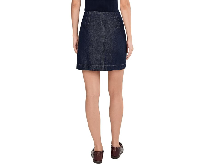 Мини-юбка Madewell Clean Mini Skirt Rinse Wash с эффектом потертости