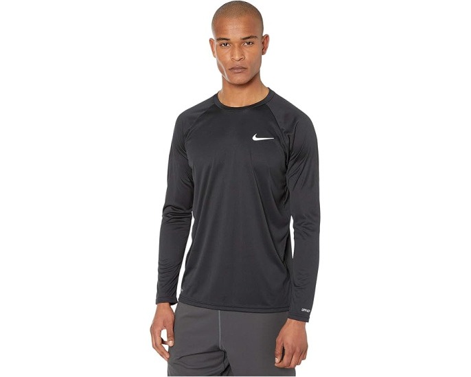 Футболка Nike Essential для плавания с длинным рукавом и защитой UPF 40+