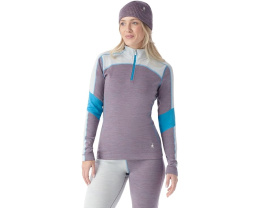 Термобелье Smartwool Classic Thermal Merino Colorblock с молнией 1/4