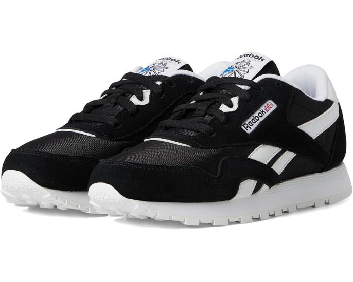 Кроссовки Reebok Kids Classic Nylon с сетчатым верхом и резиновой подошвой