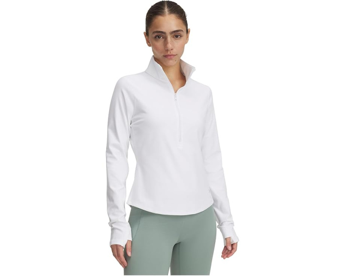 Кофта Under Armour Motion 1/2 Zip с начесом и отверстиями для большого пальца