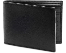 Bosca кожаный ID-кошелек Executive из коллекции Nappa Vitello черного цвета