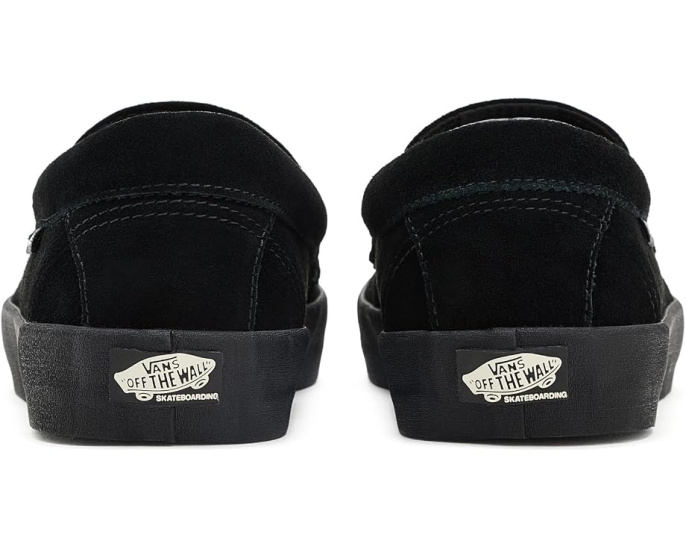 Vans Skate Loafers черные лоферы из замши