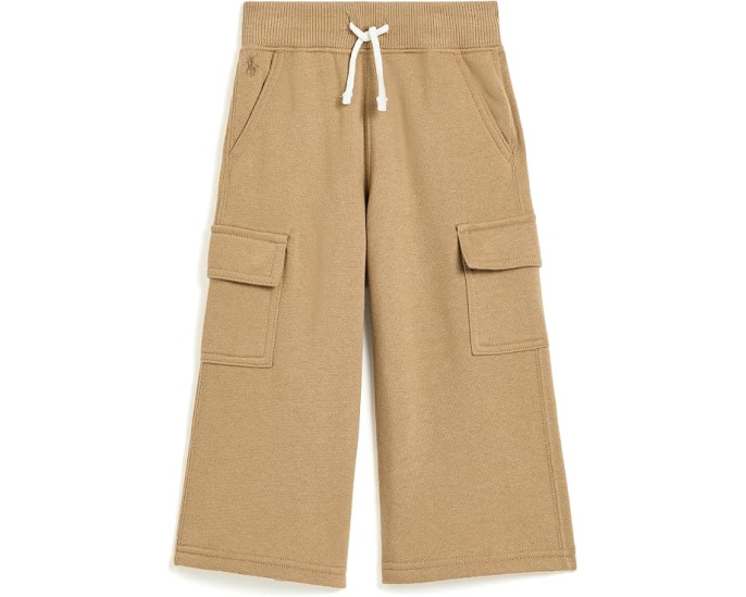 Fleece Wide-Leg Cargo Sweatpants (Toddler/Little Kid)