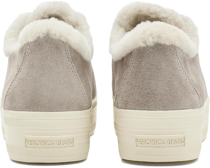 Кроссовки Truett Shearling от Veronica Beard на платформе