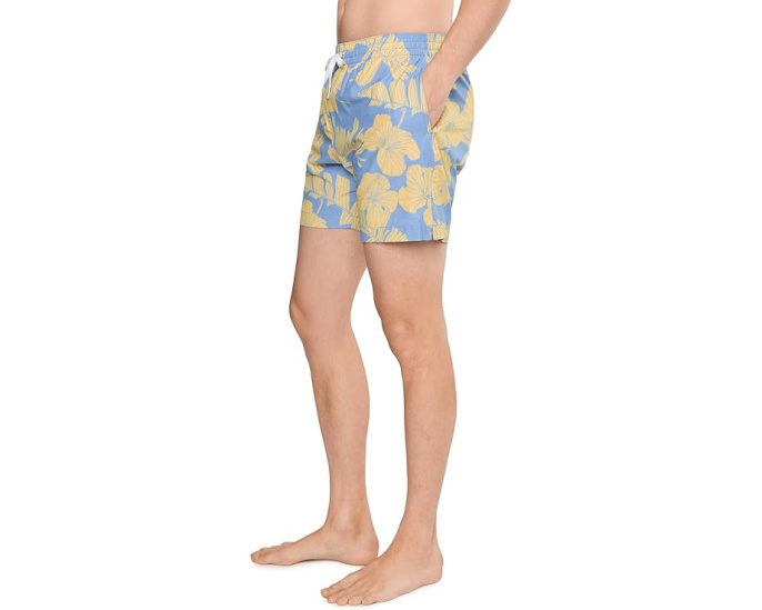 Плавки Chubbies The Gold Coasts 14 см с быстросохнущей тканью и карманом на молнии