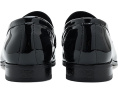Florsheim Лоферы Tux Plain Toe Strap Slip-On в черном лаковом цвете