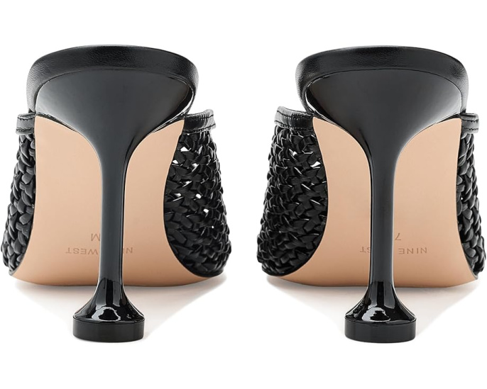 Туфли-мюли Grasso на шпильке с плетеным верхом Nine West