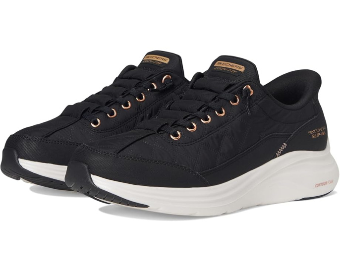 SKECHERS Contour Foam Cozy Fit Golden Hour с стеганым верхом