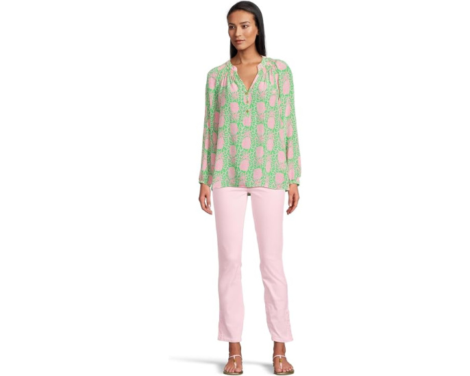 Брюки Lilly Pulitzer South Ocean с высокой посадкой