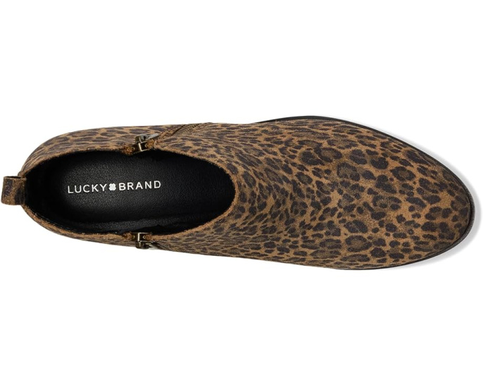 Ботинки Lucky Brand Basel с массивным каблуком и двойной молнией