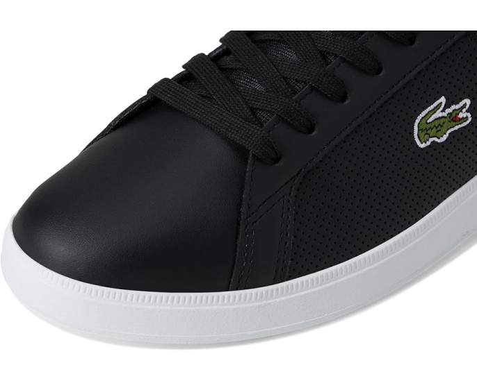 Lacoste Lite Base кроссовки из кожи с круглым носком
