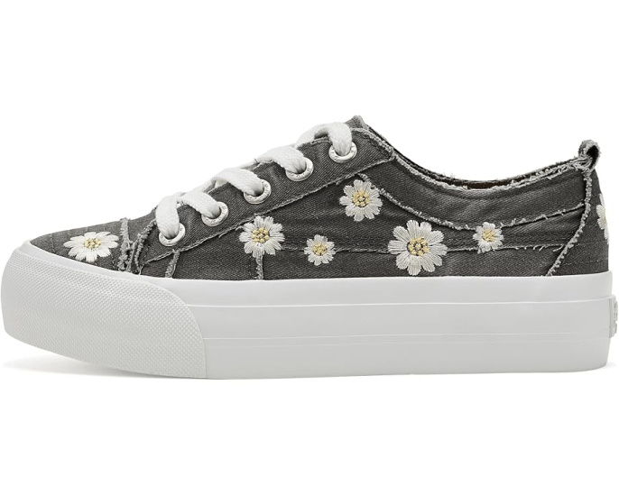 Кроссовки Blowfish Malibu Sadie-Sun 8 на платформе с вышитыми маргаритками