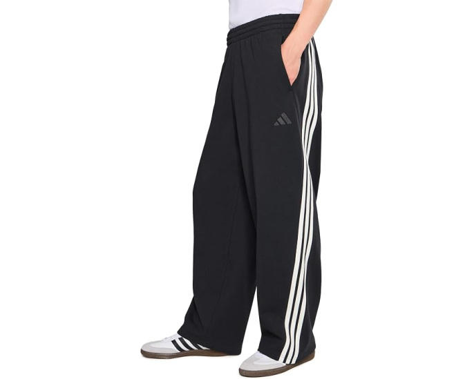 Adidas штаны Kit 3-Stripes Wide с широкими штанинами