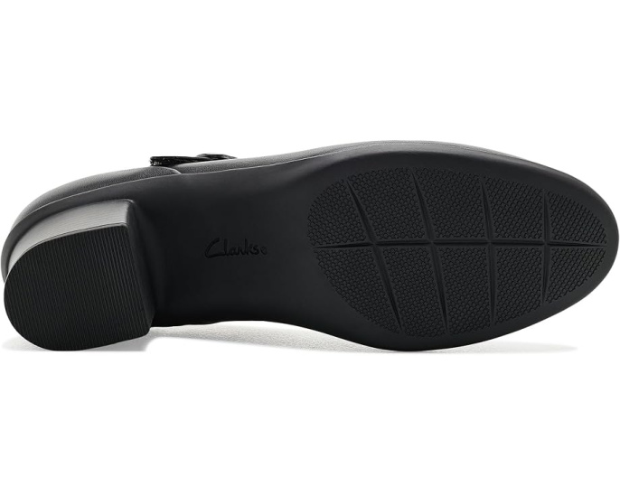 Туфли Clarks Shaya Jane с пряжкой Black Leather